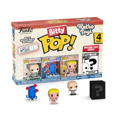 Bild av Funko Bitty Pop! Retro Leksaker Mr. Monopol 4 st och en överraskande mystisk minifigur 0,9 tum (2,2 cm) Transformers Classic Soundwave Collection Presentidé Party Lagerväskor