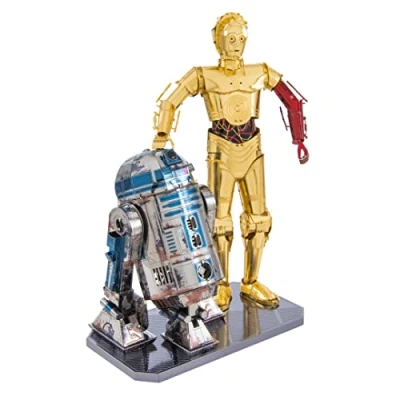 Bild av Metal Earth Star Wars Set C 3PO + R2D2 metallbyggsats