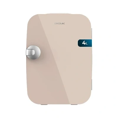 Bild av Cecotec Minikylskåp Bolero MiniCooling 4 l Río Cream, drift med 12 V 220 V, kompatibel bil och husvagn, kyl värmefunktion, temperaturområde 565 º, enkel transport.