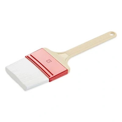 Bild av Thermohauser borste med vita polyesterborst, penselbredd 7,5 cm, borstlängd ca 4 cm