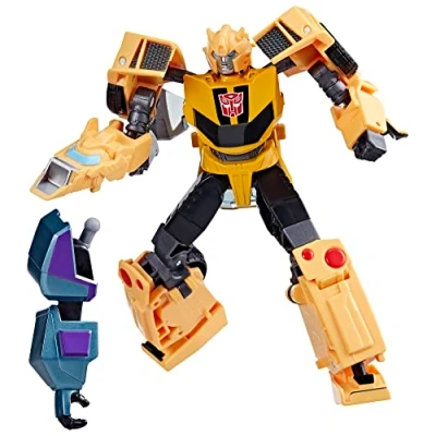Bild av Transformers Toys EarthSpark Deluxe Class Bumblebee, actionfigur på 12,5 cm, robotleksaker för barn från 6 år
