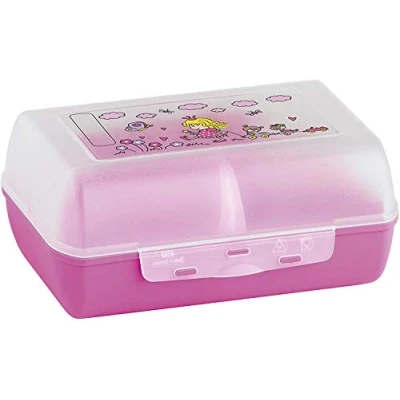 Bild av Emsa 518137 Barnens uppsättning drickflaska lunchlåda, motiv: Prinsessa, BPA fri, material: Tritan drickflaska, okrossbar och ofarlig, plastlåda 18,2 x 18,3 7,5 cm (L B H)