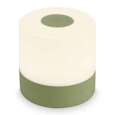 Bild av BRILONER Mini LED bord trådlös, dimbar sänglampa touch, skrivbord, lä, utomhus &amp; inomhus, USB C, campinglampa, varmt vitt ljus, 7 x cm, grön