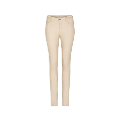 Bild av Morgan SLIM WITH WET Effect Tygbyxor, Storlek: 42, Beige