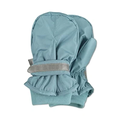 Bild av Sterntaler Baby unisex barnvantar handske babyvantar vattenavvisande och ventilerande med kardborreband mörk turkos, 2, Mörkturkos, 2