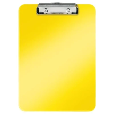 Bild av Leitz WOW Skrivplatta, A4, tålig plast, gul, 39710016