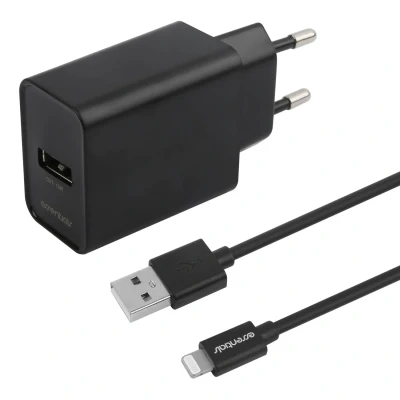 Bild av Essentials Wall Charger 12W, USB A Light.