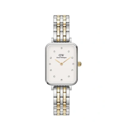 Bild av Daniel Wellington Quadro Lumine 5 LINK Twotone Klocka silvercoloured, Storlek: One Size, Silver coloured