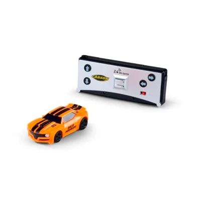 Bild av Carson 500404276 1:60 Nano Racer Striker 2,4 GHz orange, fjärrstyrd bil, RC körtid 20 min, räckvidd 30 m, bil för barn, leksak barn