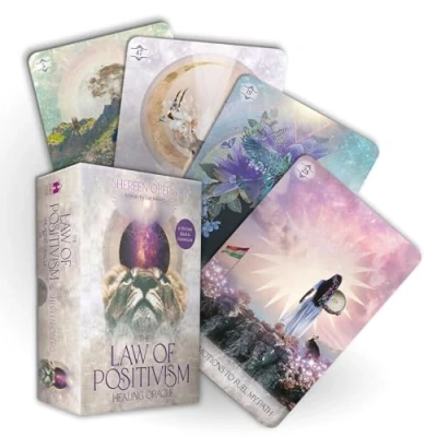 Bild av The Law of Positivism Healing Oracle: A 50 Card Deck and Guidebook