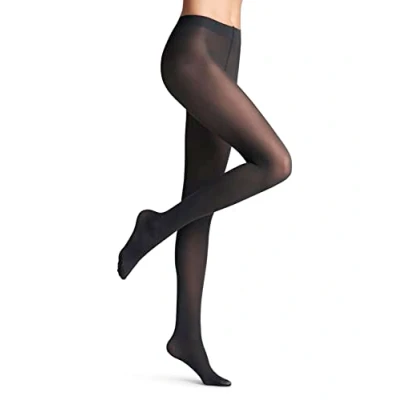 Bild av FALKE dam matt Deluxe 30 DEN strumpbyxor transparent slitstark tryckfri bred komfortlinning fina lätt förstärkt fotspets och sömmar fint mjukt material 1 styck, Grå (grafit