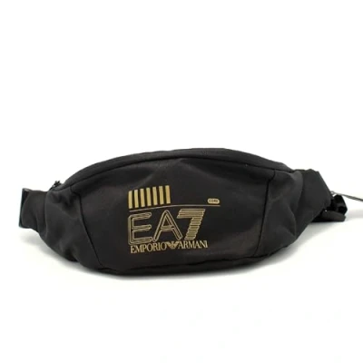 Bild av EA7 Emporio Armani Train CORE Sling BAG Unisex Bältesväska, Storlek: One Size, Black/gold