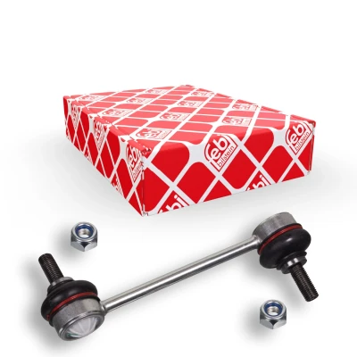 Bild av febi BILSTEIN 21204 Biellette de barre stabilisatrice Essieu avant 145 M10 x 1,25 Plus avec écrou autobloquant Acier ALFA ROMEO: 166