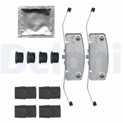 Bild av DELPHI LX0700 Kit d&#039;accessoires, plaquette de frein à disque JAGUAR: XF Berline, XK Cabriolet