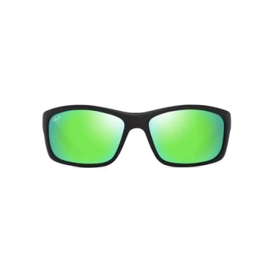 Bild av Maui Jim Unisex Solglasögon, Storlek: One Size, Black/green