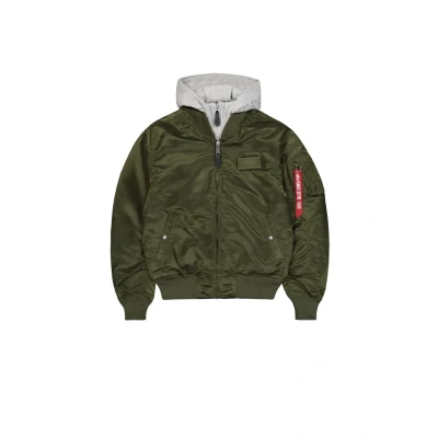 Bild av Alpha Industries MA 1 D Tec Bomberjacka för män Dark Green