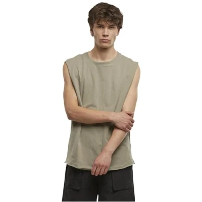 Bild av Urban Classics Open Edge ärmlös T shirt för män, Paleoliv, M