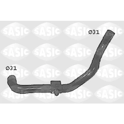 Bild av SASIC SWH4332 Durite De Refroidissement droite, supérieur RENAULT: TWINGO 1, 1 Kasten