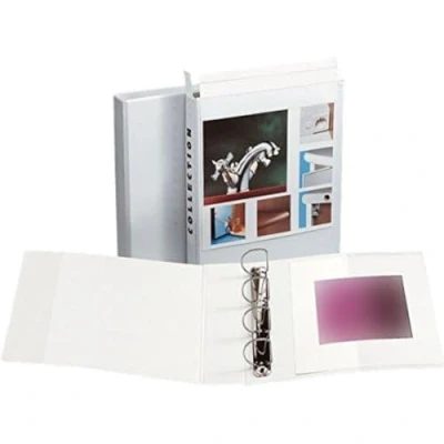 Bild av Esselte 394754000 PP displaypärm anpassningsbar (3 fickor) ringar 4 50 — D Maxiformat Vit