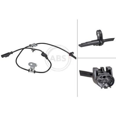 Bild av A.B.S. 31942 ABS Givare aktiv sensor 790mm 885mm 36mm svart SUBARU: Outback III, Legacy 4, 4 Limousine
