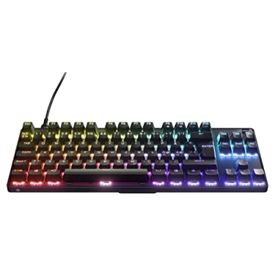 Bild av SteelSeries Apex 9 TKL Mekaniskt gamingtangentbord Optiska switchar 2 punktsmanövrering Kompakt Esports tenkeyless formfaktor Utbytbara Nordisk QWERTY Layout