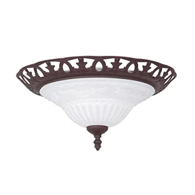 Bild av Trio Leuchten taklampa Rustica 6102021 24, metall rostfärgad, exkl. 2 x E27