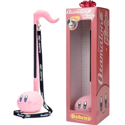 Bild av Otamatone Deluxe Kirby Japanese Electronic Musical Instrument, Portable Touch Sensitive Digital Instrument Synthesizer, Funny Kids Teens Adults Birthday Christmas Toy Singing Game Stuff