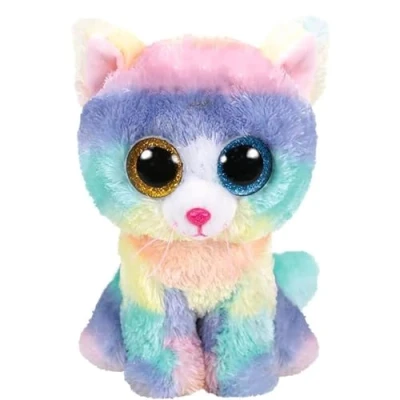 Bild av TTy Beanie Baby Soft Toy Multicoloured, ty36250 Heather the Unicorn Cat 15cm