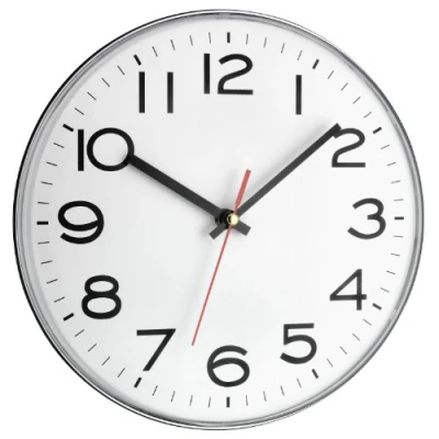Bild av TFA Dostmann analog väggklocka, silver, 60.3017