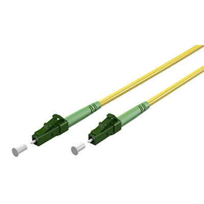 Bild av goobay 59631 fiberkabel (FTTH) / singlemode (OS2) Simplex/LC APC (8) kontakt till LC kontakt/fiberkabel/5 meter