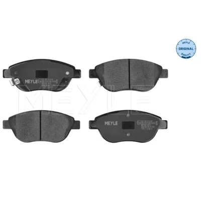 Bild av MEYLE 025 239 8119/W Jeu de plaquettes frein ORIGINAL Quality Essieu avant avec indicateur d&#039;usure tôle anti bruit OPEL: Corsa D 3/5 portes