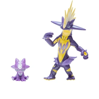 Bild av Pokémon Select Evolution 2 Pack Har 5 cm Toxel och 7,5 Toxtricity Battle Figures