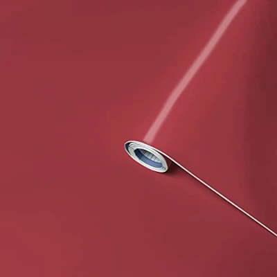 Bild av Venilia självhäftande film, enfärgad, matt röd, dekorativ möbelfilm, tapeter, PVC, utan ftalater, 67,5 cm x 3 m, 160 µm (tjocklek: 0,16 mm), 53117