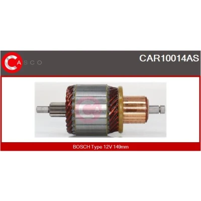 Bild av CASCO CAR10014AS Reläankare, startmotor 12V 2,20kW