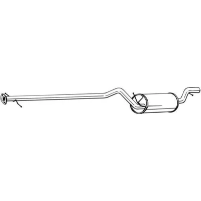 Bild av BOSAL 287 403 Silencieux Intermédiaire FORD: Focus Mk1 3/5 portes, Berline, Break