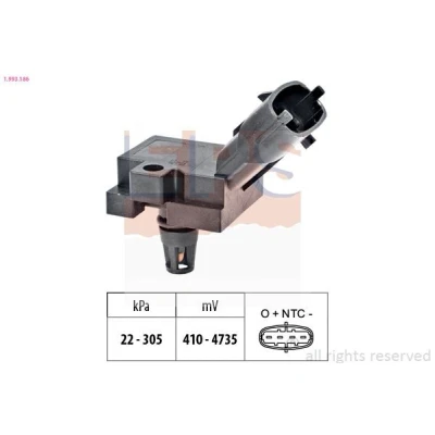 Bild av FACET 10.3186 Capteur de pression barométrique, adaptation à l&#039;altitude Made in Italy OE Equivalent LAND ROVER: Freelander 2 SUV, Range Rover Evoque