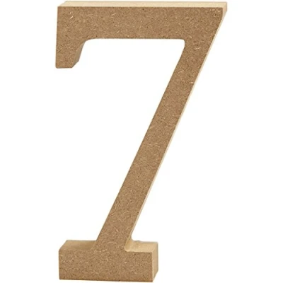 Bild av Creativ Company Number 7 MDF 13cm 1pc.