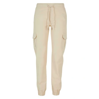 Bild av Urban Classics HIGH Waist Cargobyxor, Storlek: XS, Whitesand