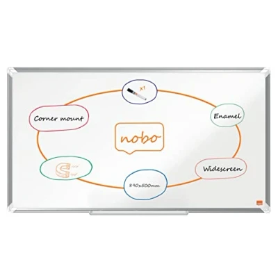 Bild av Nobo Premium Plus Widescreen Emaljerad Magnetisk Whiteboard 40&quot; 89x50 cm
