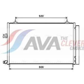 Bild av Kondensor, klimatanläggning AVA QUALITY COOLING TO5679D