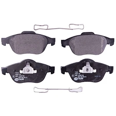 Bild av HELLA 8DB 355 009 101 Jeu de plaquettes frein non préparé pour indicateur d&#039;usure avec accessoires RENAULT: LAGUNA 2, Scénic 1, 2 Grandtour