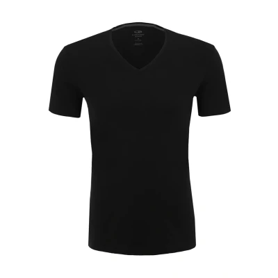 Bild av Icebreaker Merino Anatomica SS V Undertröja, Storlek: Large, Black/monsoon
