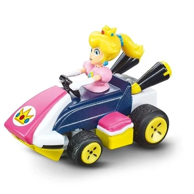 Bild av Carrera RC Mario Kart Mini Persika, För barn och vuxna, Pojkar &amp; Flickor, Unik Originallicens, Omedelbar Körning Kul med Redo att springa, Autentisk Experience, Rosa