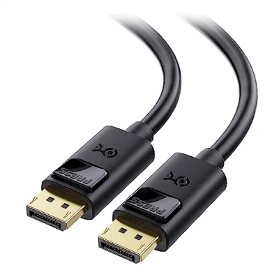 Bild av Cable Matters VESA certifierad 8K DisplayPort till kabel (DisplayPort 1.4 kabel) med 60Hz (7680x4320) Videoupplösning och HDR stöd 0,9 meter