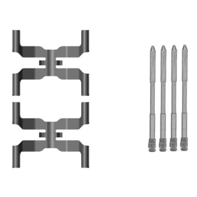 Bild av TEXTAR 82560900 Kit d&#039;accessoires, plaquette de frein à disque JAGUAR: F Pace