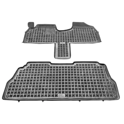 Bild av REZAW PLAST 201221 Ensemble de tapis sol Caoutchouc avant et arrière noir