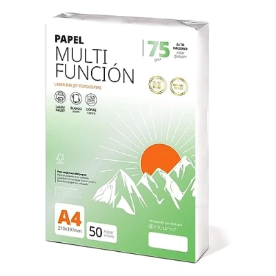 Bild av Folios a4 75gr 50 ark, Multipurpose Papper för skrivare, laserskrivare och injektion, fotokopiator, kontorsbruk, skolmaterial, foliopaket ofyturia (75gr, 50h)