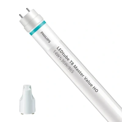 Bild av Philips LEDtube T8 MASTER Value (EM Mains) High Output 14W 2100lm 865 Dagsljus 120cm Ersättare 36W