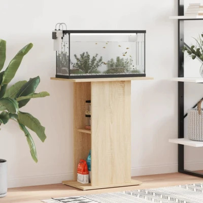 Bild av Akvariebänk sonoma ek 60,5x36x72,5 cm konstruerat trä