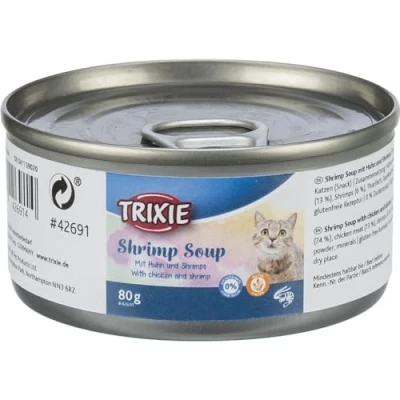 Bild av Trixie Shrimp Soup with chicken and shrimp, 80 g (24 pk/ps)